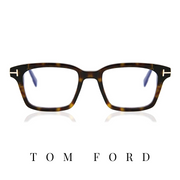 Tom Ford Eyewear - Rectangle - Unisex - Dark Havana