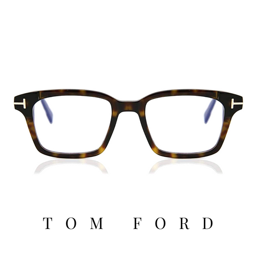 Tom Ford Eyewear - Rectangle - Unisex - Dark Havana