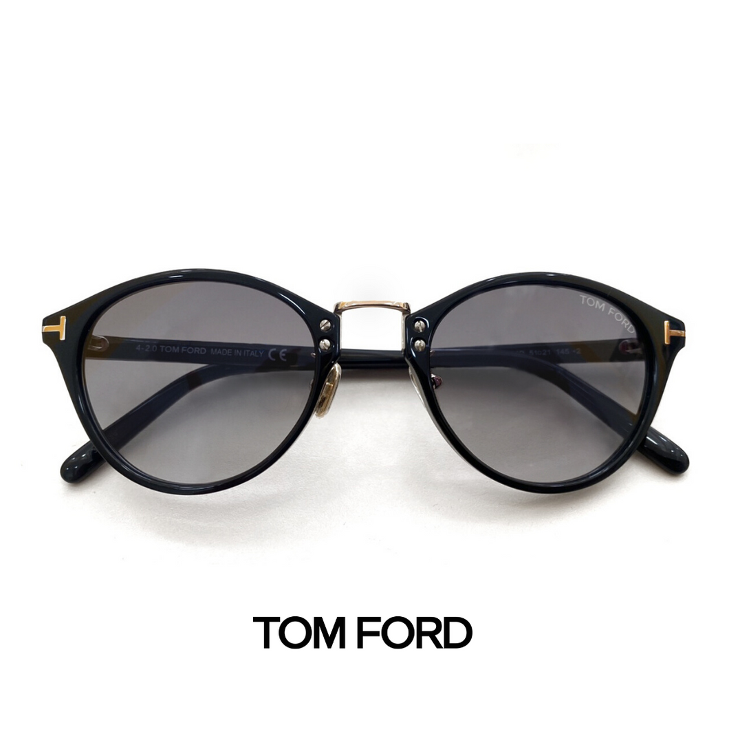 Tom Ford - Mini - Round - Black/Rose-Gold