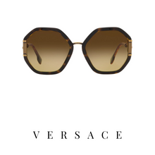 Versace - "Medusa Polis" - Heptagon - Havana/Gold