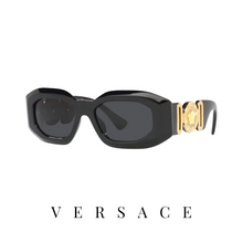 Versace - "Maxi Medusa Biggie" - Black/Gold