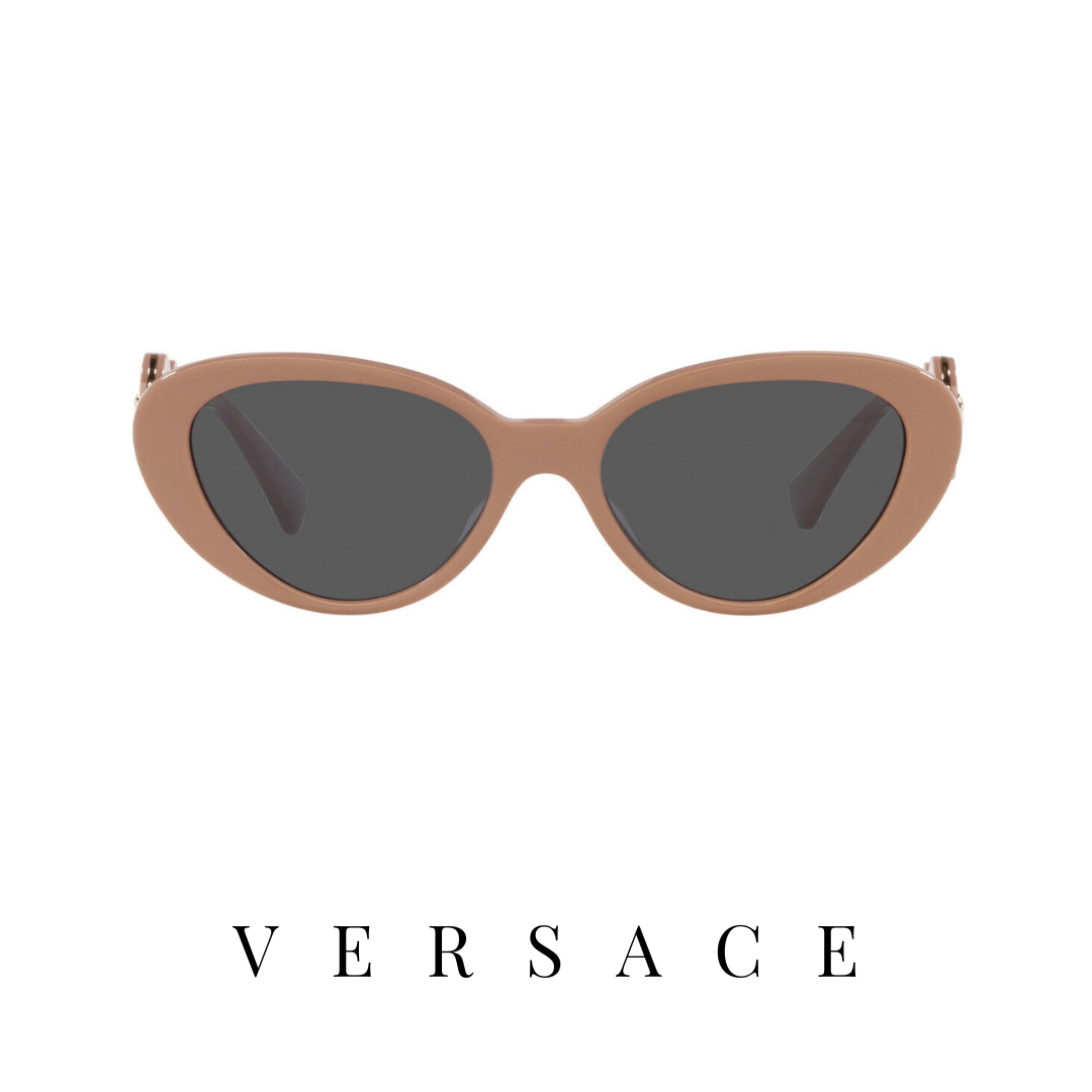 Versace - "Double Medusa Cat-Eye" - Beige