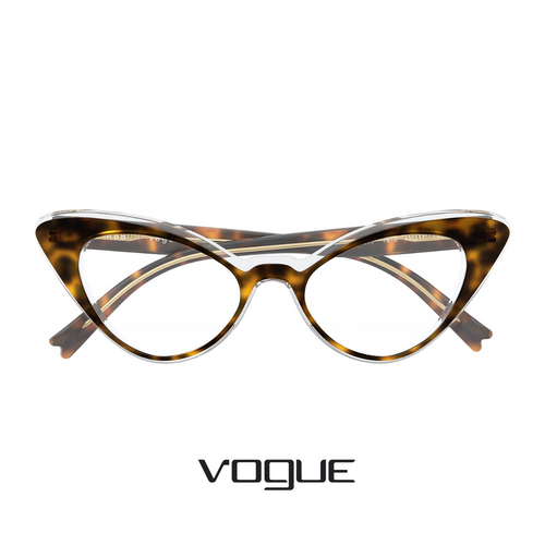 Vogue Eyewear - Cat-Eye - Havana/Transparent