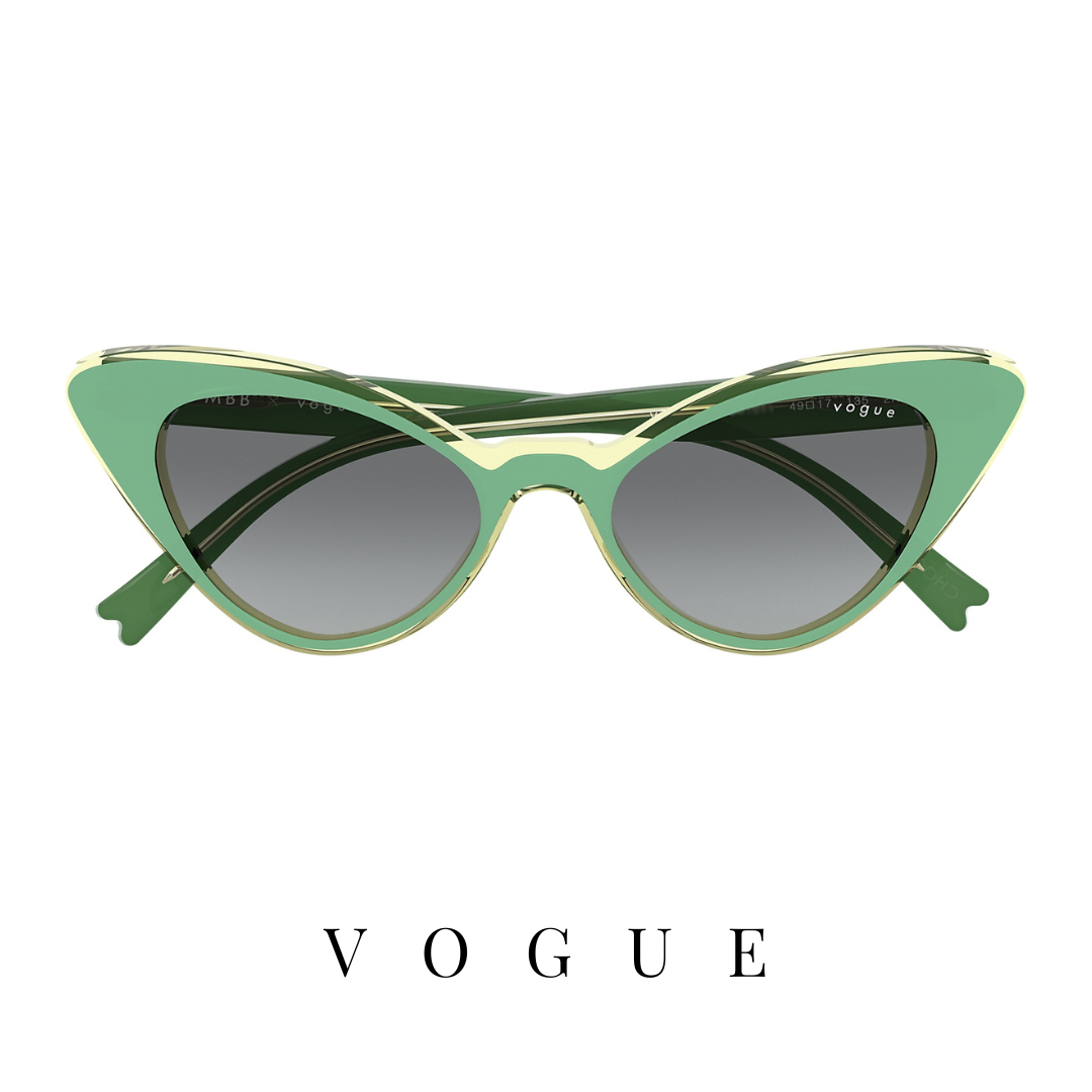 Vogue - Mini Cat-Eye - Green/Transparent
