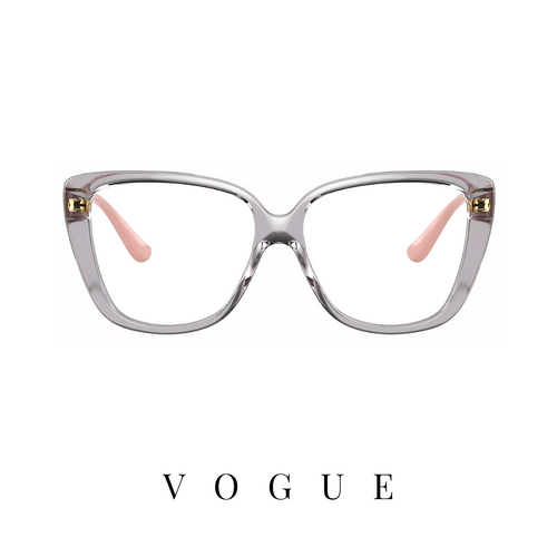 Vogue Eyewear - Oversized - Transparent Grey/Pink