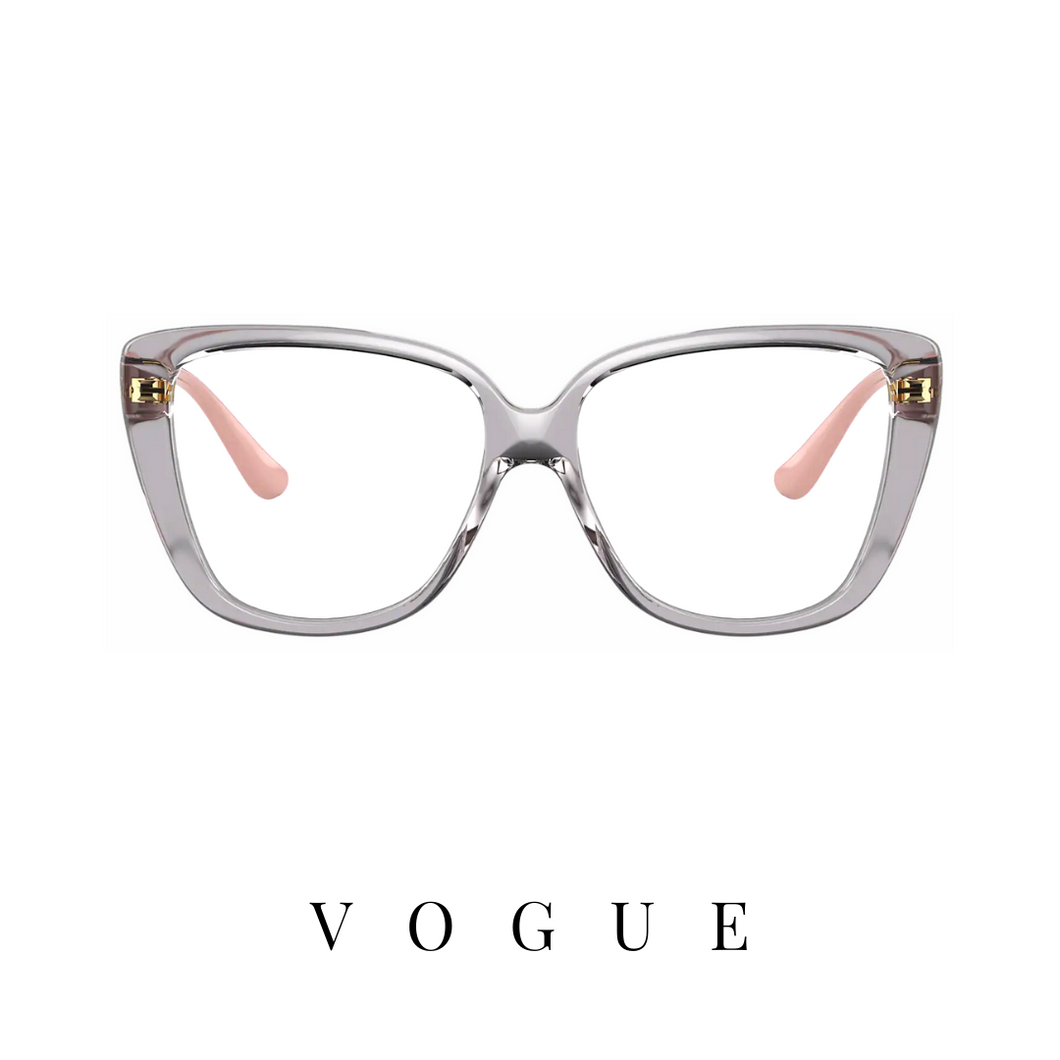 Vogue Eyewear - Oversized - Transparent Grey/Pink