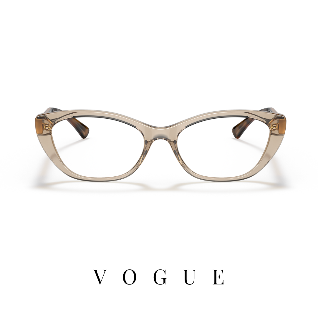 Vogue Eyewear - Mini Cat-Eye - Transparent Light Brown/Havana