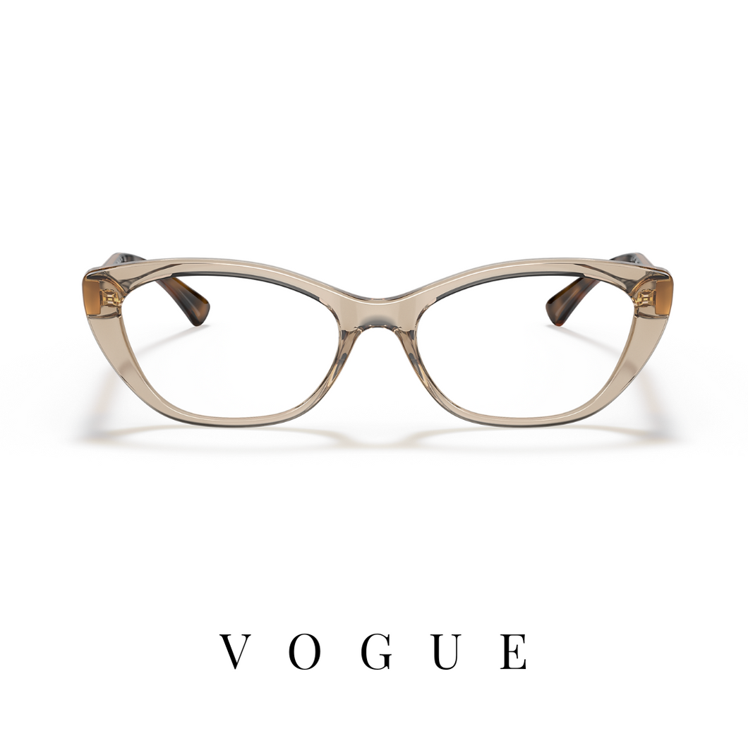 Vogue Eyewear - Mini Cat-Eye - Transparent Light Brown/Havana