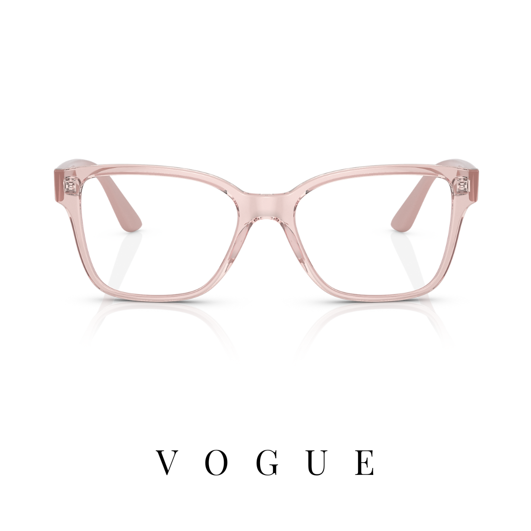 Vogue Eyewear - Oversized - Square - Transparent Pink/Pink