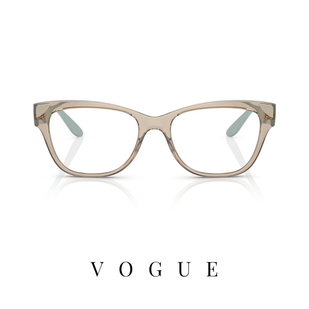 Vogue Eyewear - Cat-Eye - Transparent Caramel/Mint