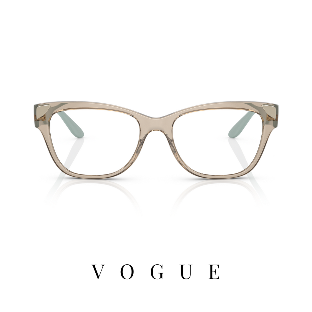 Vogue Eyewear - Cat-Eye - Transparent Caramel/Mint