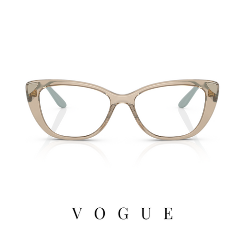 Vogue Eyewear - Mini Cat-Eye - Transparent Caramel/Mint