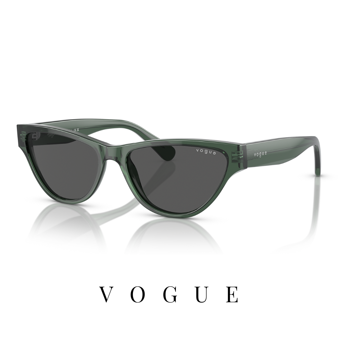 Vogue - Cat-Eye - Transparent Dark Green