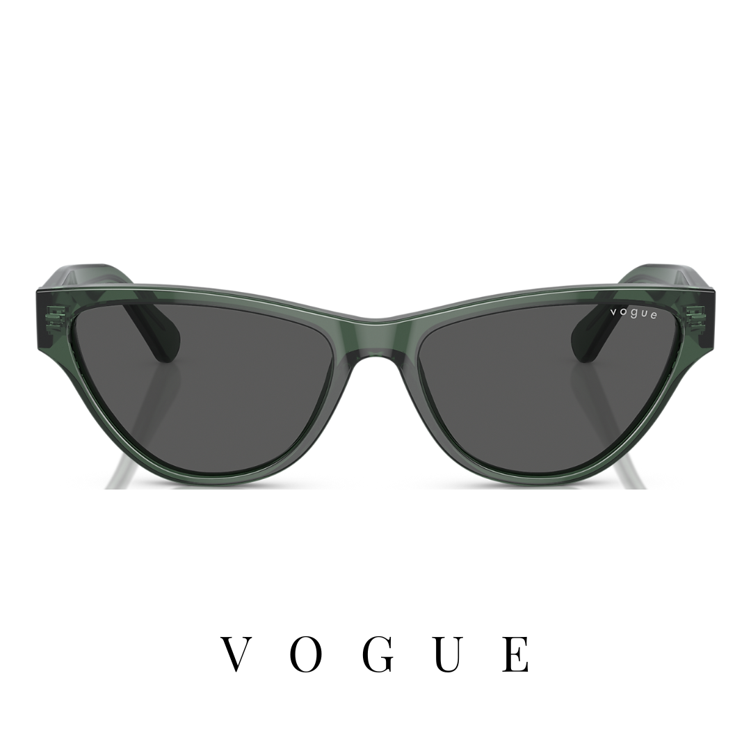 Vogue - Cat-Eye - Transparent Dark Green