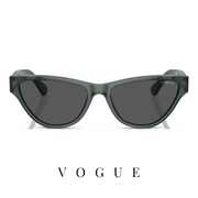 Vogue - Cat-Eye - Transparent Dark Green