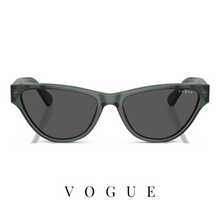 Vogue - Cat-Eye - Transparent Dark Green