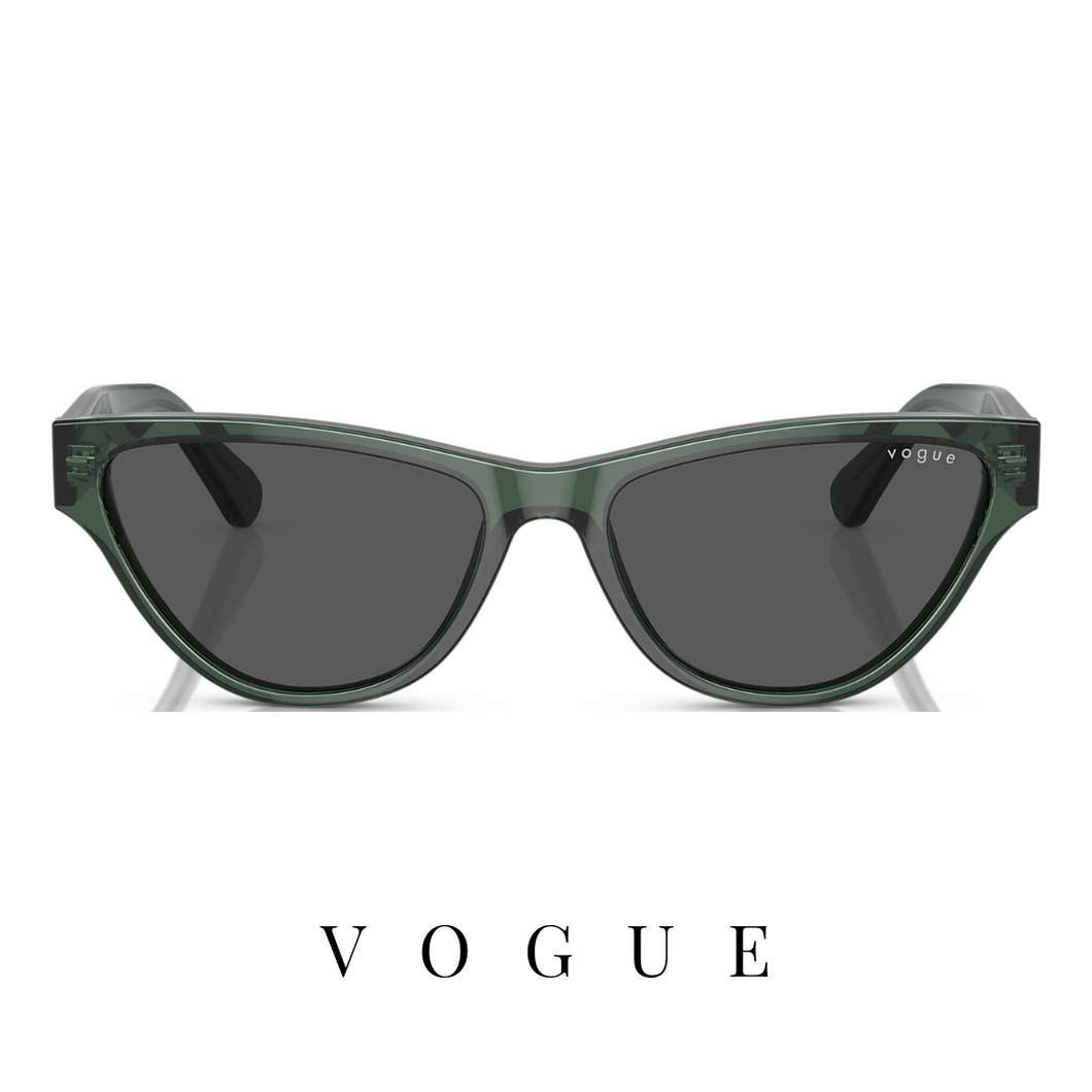 Vogue - Cat-Eye - Transparent Dark Green