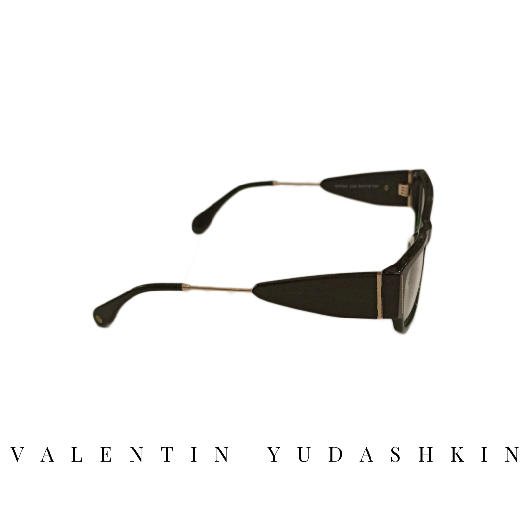 Valentin Yudashkin Eyewear - Dark Green/Gold